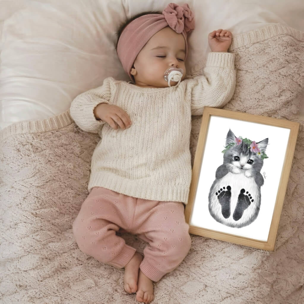 cicás baba talplenyomat készlet