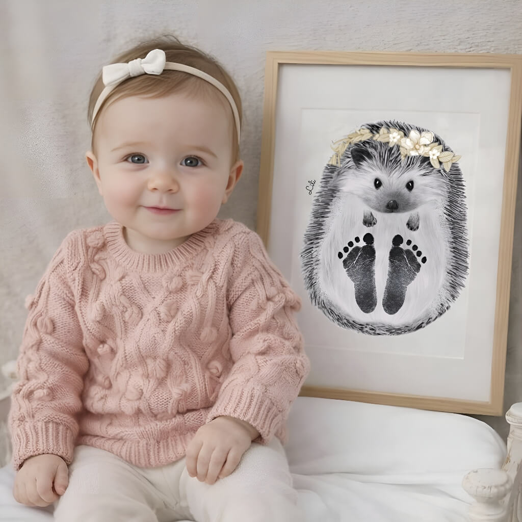 kislány-süni- baba-talplenyomat-